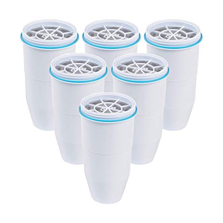 (Package Of 6) ZeroWater ZR-001 One-Pack Water Filter Replacement Cartridge (1 Pack)