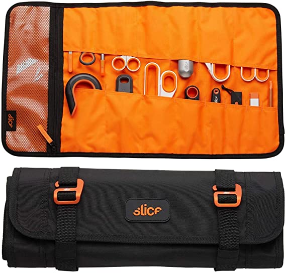 Tool Roll Up Organizer, Fits 16 Tools, Built to Last, Reinforced Stitching, Large Clear-View Pocket for Extras, Fits Most Hand Tools, Durable, Portable, Water Resistant