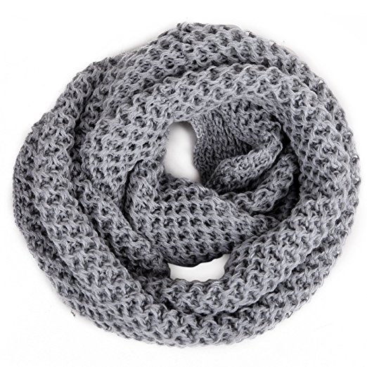 HDE Women's Winter Infinity Scarf Warm Knit Wrap Circle Loop Thick Cowl