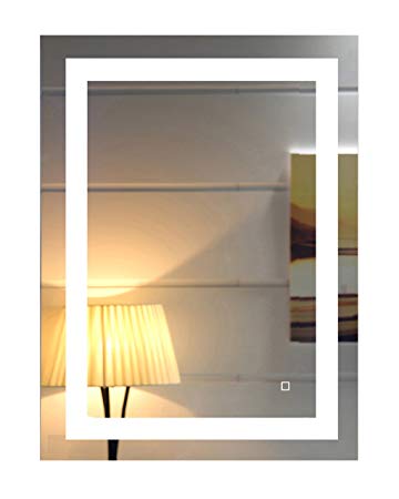 24X32 Inch LED Lighted Bathroom Mirror with Dimmable Touch Switch (GS099D-2432) (24X32 inch)