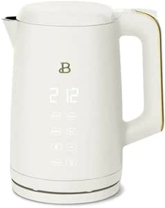 Generic 1.7L Programmable Temperature Kettle with Touch-Activated Display, Beautiful by Drew Barrymore, Kitchenware, 19036