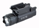 Aimkon HiLight P10S 400 Lumen Pistol LED Strobe Flashlight with Weaver Quick Release Black