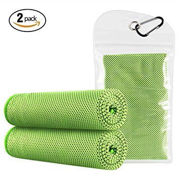 BioBio Cooling Towel Sports Towel Evaporative Chilly Towel for Sports Workout Fitness Gym Yoga Pilates Travel Camping