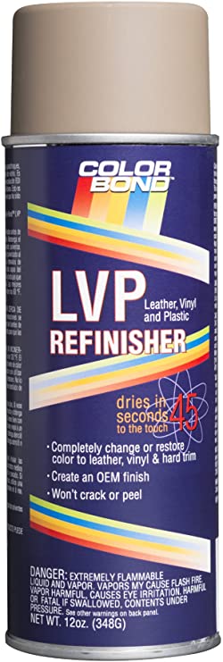 ColorBond (121) Ford Med Parchment LVP Leather, Vinyl & Hard Plastic Refinisher Spray Paint - 12 oz.