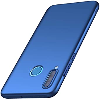 Huawei P30 Lite Mobile Phone Case, Tianyd [Color Series] [Ultra-Thin] [Anti-Fall] Simple PC Material Ultra-Thin Protective Cover for Huawei P30 Lite (Smooth Blue)