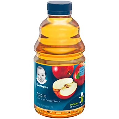 Gerber Nature Select Baby 100% Fruit Juice 32 Fl Oz (Pack of 2) (100% Apple Juice)