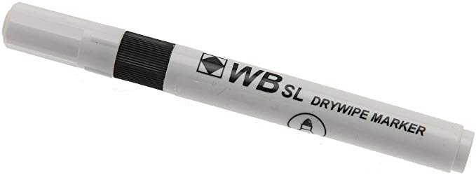 Whitebox Whiteboard Marker Bullet Tip Black [Pack 10]