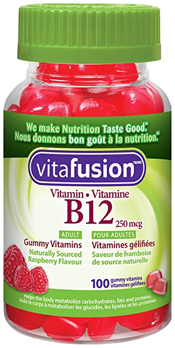 VitaFusion Energy B12 Gummy Vitamins for Adults 100 count