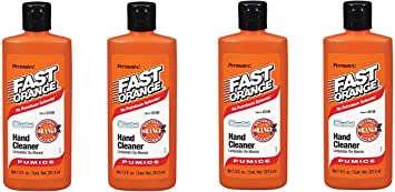 Permatex Fast Orange Fine Pumice Lotion Hand Cleaner - 7.5 Fluid Ounce (4)