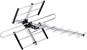 Monoprice Long Range Directional Outdoor VHF and UHF HDTV Antenna, 70 Mile Range, Anti-Rust, Waterproof and Weather Resistant, 139303