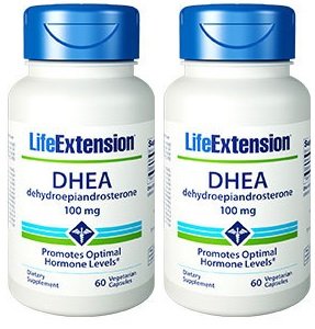 Life Extension DHEA 100 Mg, 60 vegetarian caps (120 caps)