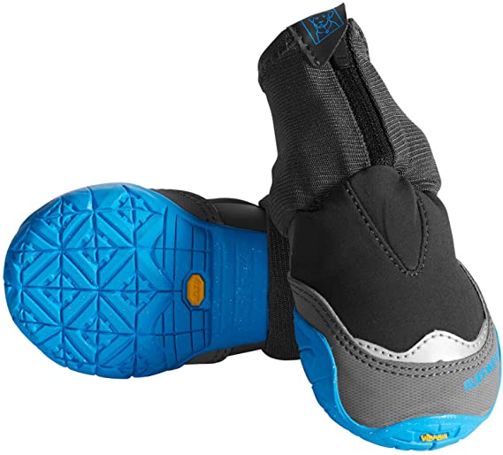 RUFFWEAR, Polar Trex Waterproof Winter Dog Boots with Rubber Soles for Cold Weather, Obsidian Black, 3.00 in (2 Boots)