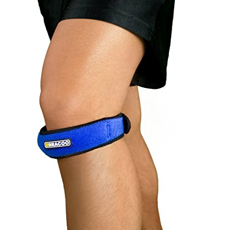 Bracoo Knee Strap - Running, Basketball, Pain Relief for Jumper's and Runner's Knee, Patella support