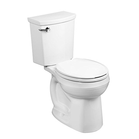 American Standard 288DA114.020 H2Optimum Siphonic Normal Height Round Front Toilet, White2-Piece