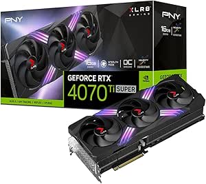 PNY GeForce™ RTX 4070 Ti SUPER™ 16GB XLR8 Gaming Verto™ Epic-X RGB™ Overclocked Triple Fan DLSS 3