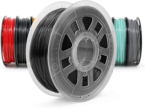 Gizmo Dorks Low Odor ABS 3D Printer Filament 1.75mm 1kg, Black