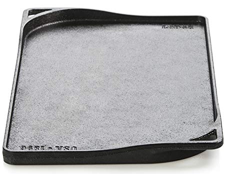 Lodge Dishwasher Safe Seasoned Cast Iron Double Griddle - 18 Inch Rust Resistant Cast Iron 2-Burner Griddle (Made in USA)