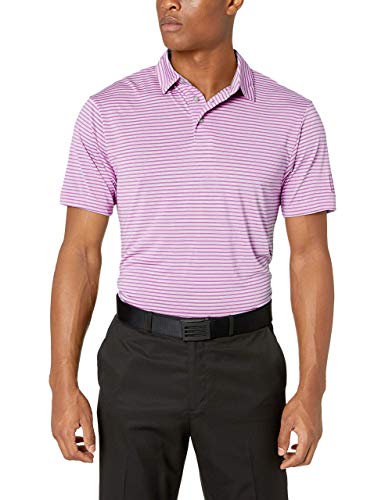 PGA TOUR Men's Short Sleeve Feeder Stripe Polo Shirt