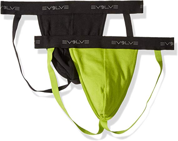 2(X)IST Evolve Men's Cotton Comfort Jock Strap Underwear Multipack