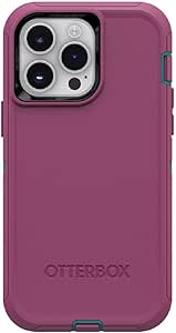 OtterBox Defender Series iPhone 14 Pro Max Case Morning Sky Pink, Non-Retail Packaging - Apple Phonecase, Raised Screen Bumper, MagSafe Wireless Charging Compatible