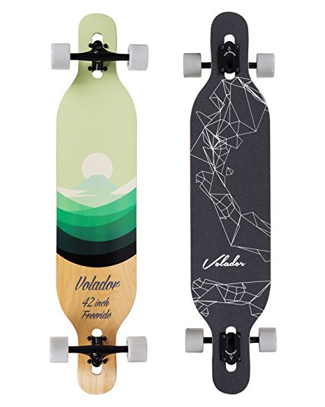 Volador 42inch Freeride Longboard ( Drop Through Camber Deck )