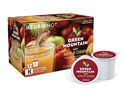 Green Mountain Naturals Hot Apple Cider, Keurig K-Cups, 72 Count