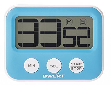Bwert Digital Kitchen Timers Large LCD Display Best Commercial Novelty Desktop Countdown Count Up Timer Clock for Cooking With Strong Magnet Loud Alarm,Minutes&Seconds Experience Now
