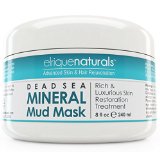 Dead Sea Mud Mask For Face And Body - Natural Dead Sea Minerals Dead Sea Mud Mask - Great For Acne Treatment Pore Cleanser Scrub And Exfoliant Moisturizer For All Skin Types Men Women And Teenagers - For Clear Smooth Radiant Younger-Looking And Unblemished Natural Skin Health Elrique Naturals Dead Sea Mud Facial Mask New BIG 8 OZ Size 100 Gold-Standard Money Back Guarantee