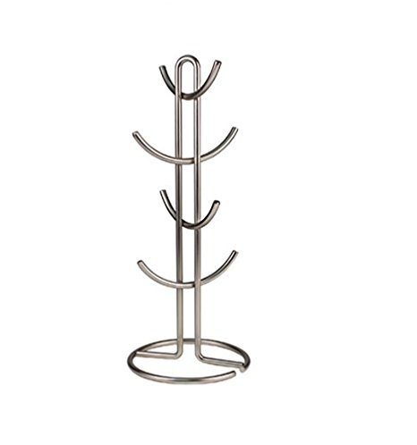 Spectrum Diversified 18478 Euro Mug Holder, Large, Satin Nickel