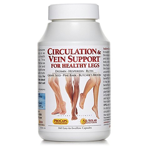 Circulation & Vein Support for Healthy Legs 360 Capsules