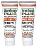 TheraBreathPLUS Professional Formula Fresh Breath Toothpaste - Extra Strength 4 OuncePack of 2