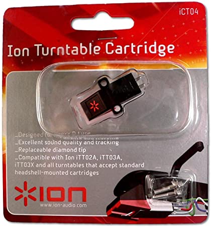 Ion iCT04 Turntable Cartridge Replacement with Stylus