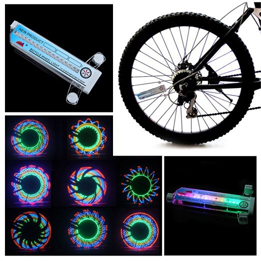 Docooler® Colorful Bicycle Bike Cycling Wheel Spoke Light 32 LED 32-pattern Waterproof