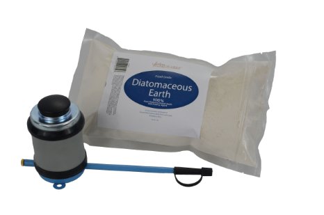 1LB Diatomaceous Earth W/ Puffer Powder Bellow Duster