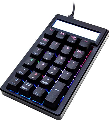 Ducky Pocket RGB Mechanical Keyboard Number Pad (Blue Cherry MX)