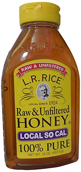 L.R. Rice's Raw & Unfiltered Local Southern California Honey, 16 Ounce