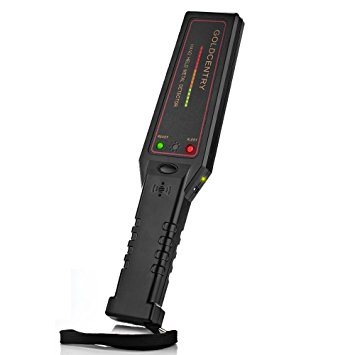 Dostyle Super Security Scanner, Hand Held Metal Detectors with 16 LED Metal Indicator lights and Adjustable Sensitivity