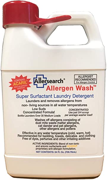 Allersearch Allergen Wash Super Surfactant Laundry Detergent