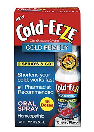 Cold-Eeze Oral Spray, Natural Cherry Flavor, 0.76 Ounce