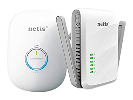Netis PL7622KIT 300Mbps AV600 Wireless Powerline Adapter Kit