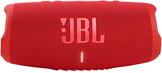 JBL Charge 5 Portable Bluetooth Speaker with Deep Bass, IP67 Waterproof and Dustproof, Up to 20 Hours of Playtime, Built-in Powerbank - Red