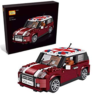 LOZ inFUNity Mini Cooper Model S Building Blocks (492 pics) for Creator Expert Fans, English Box and Instruction