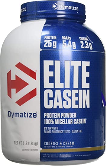 Dymatize Nutrition Casein Elite Cookies & Cream, 1818 g