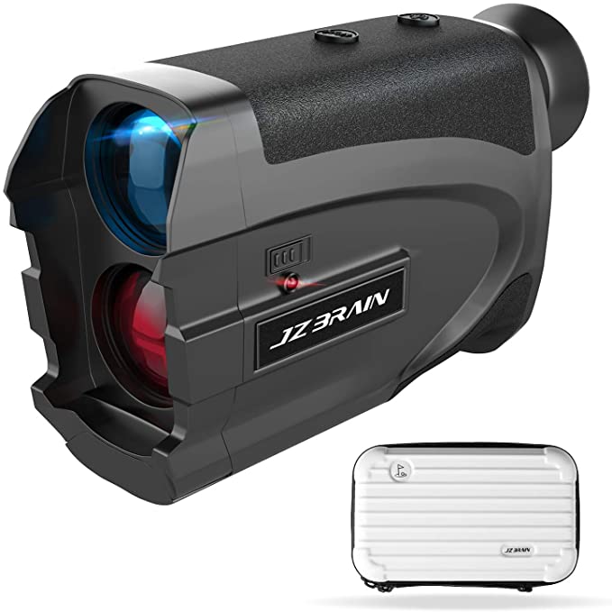 JZBRAIN Golf Rangefinder, 1100 Yards Laser Range Finder with Slope, 7X Magnification Rangefinder for Target Shooting, Continuous Scan Measurement for Golfing & Hunting