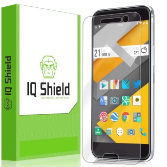 HTC 10 Screen Protector, IQ Shield® LiQuidSkin Full Coverage Screen Protector for HTC 10 (One M10) HD Clear Anti-Bubble Film - with Lifetime Warranty