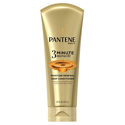 Pantene Moisture Renewal 3 Minute Miracle Deep Conditioner, 8 Fluid Ounce