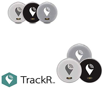 TrackR Pixel Bluetooth Tracking Device Finder / Locator 3 - Black | White | Gray