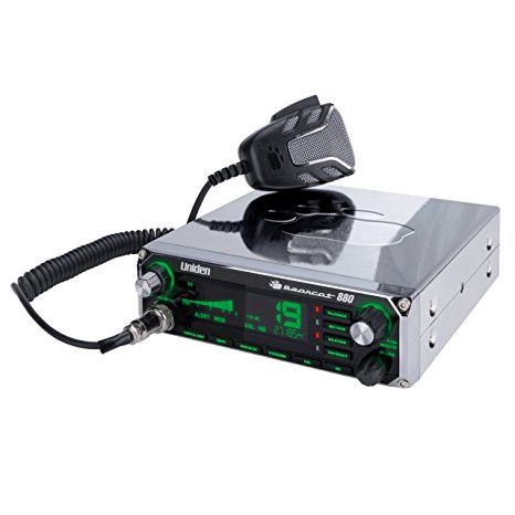 Uniden Bearcat CB Radio with 7-Color Display Backlighting, Chrome, BEARCAT880CHR