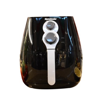 Homeleader 1300W Oil-Less AirFryer6529225L Electric Cooking AirFryer with Rapid Air Technology  Low Fat Healthy and Multi Cooker with Rapid Air Circulation System65292 Black65292K58-004
