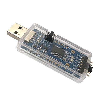 DSD TECH SH-U09C2 USB to TTL Adapter Built-in FTDI FT232RL IC for Debugging and Programming